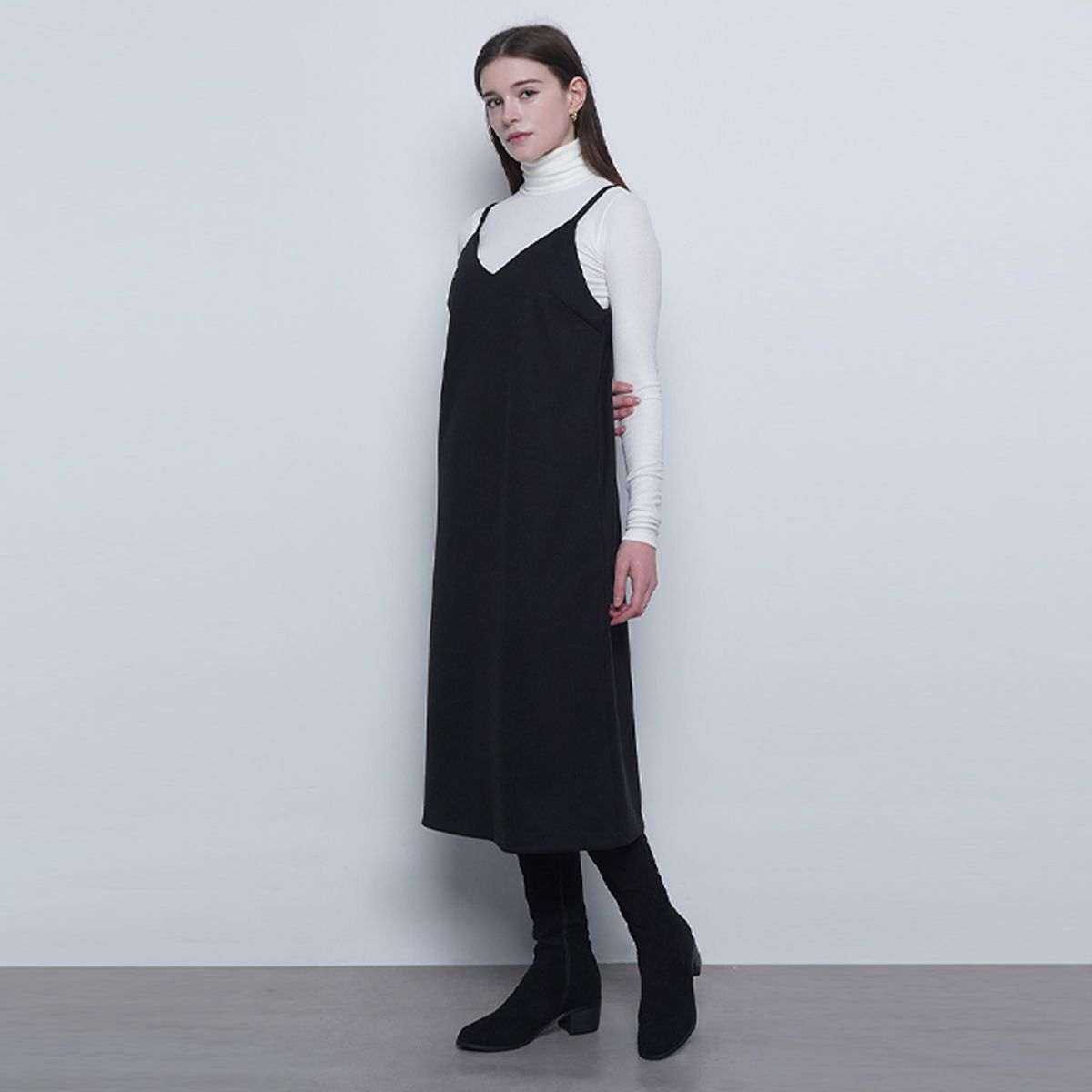 에이본(THE-ABON) W212 suede ops black