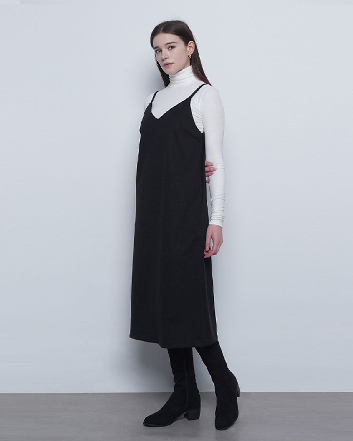 에이본(THE-ABON) W212 suede ops black