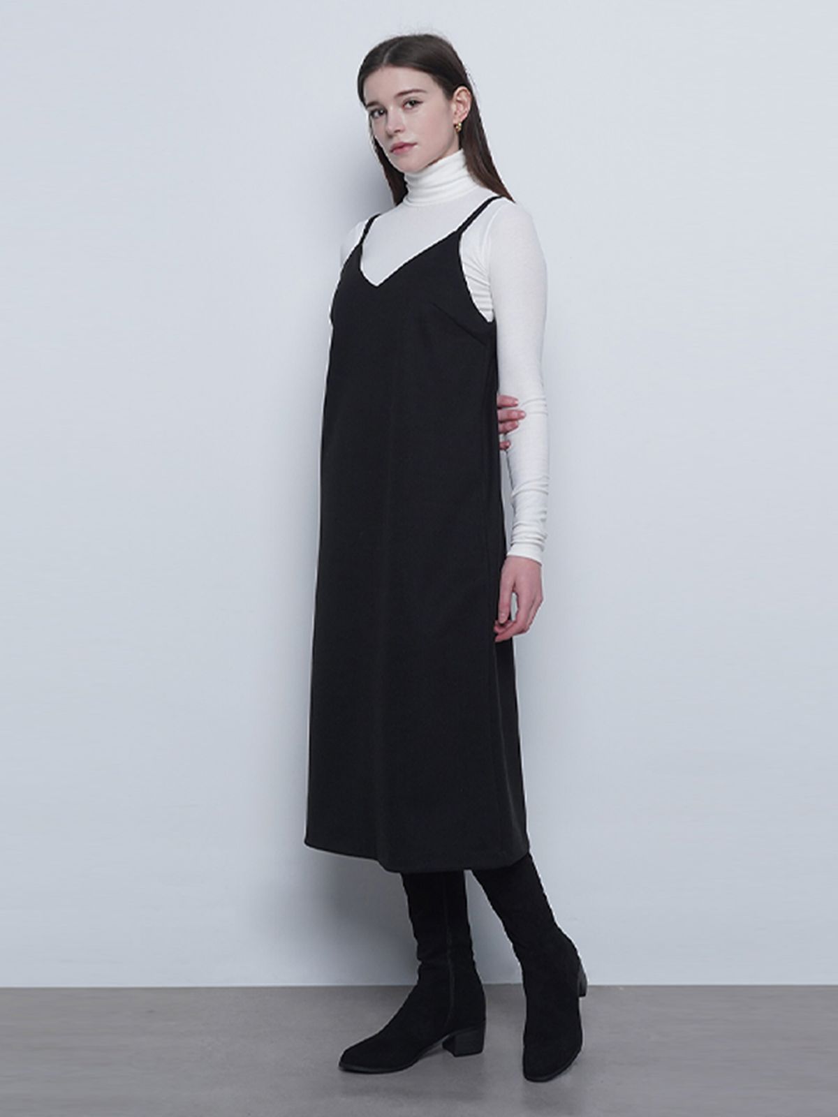 에이본(THE-ABON) W212 suede ops black