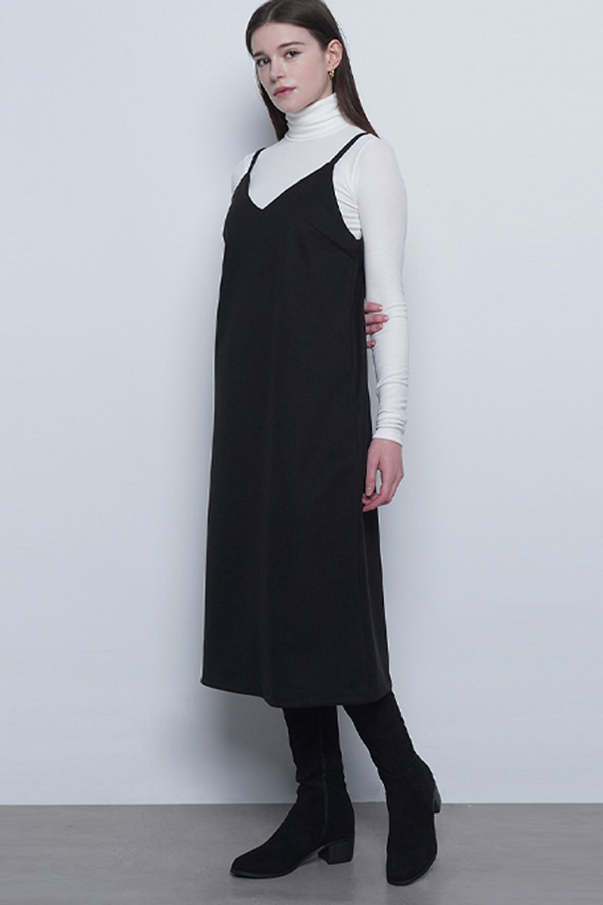 에이본(THE-ABON) W212 suede ops black