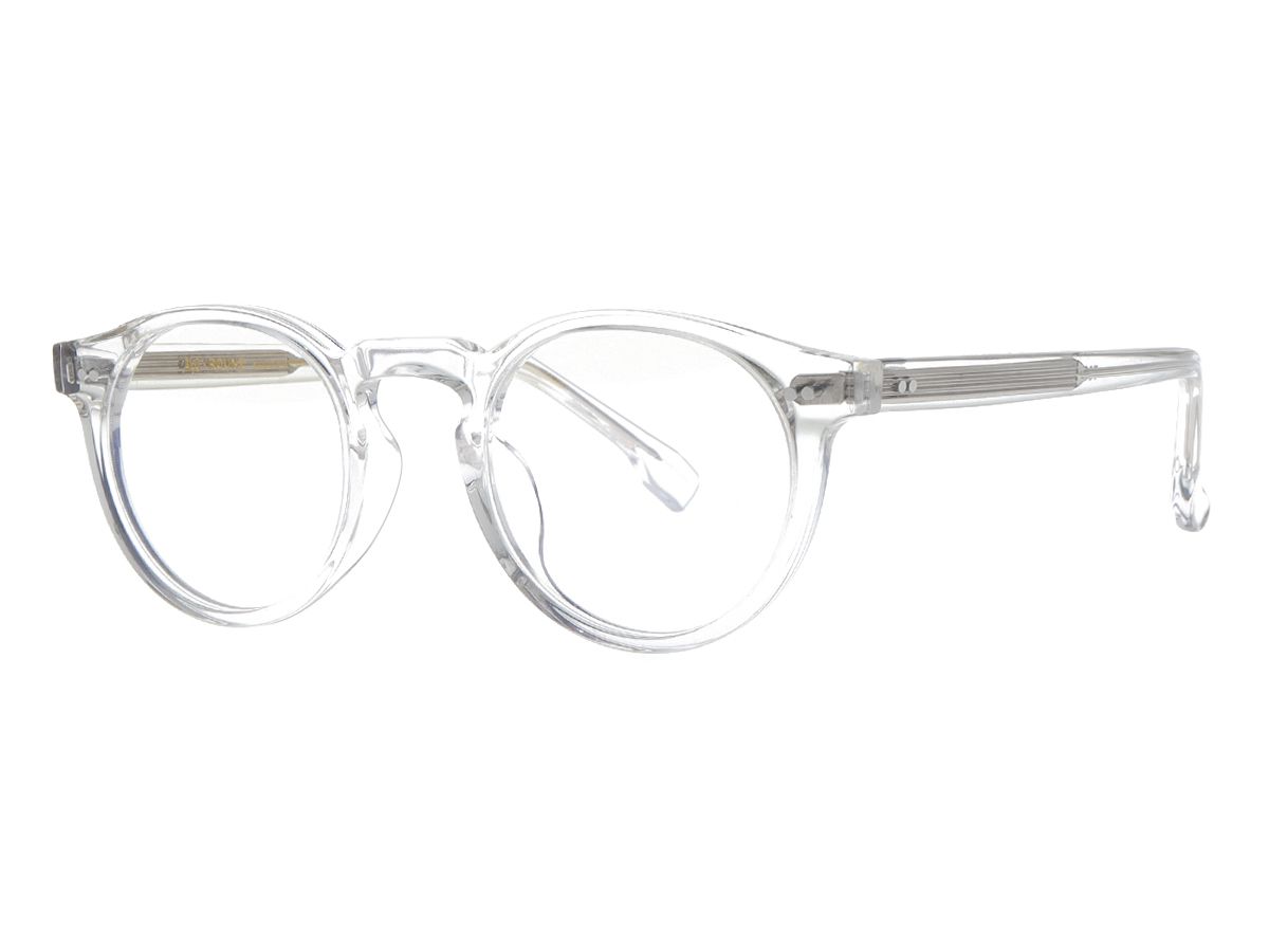 알로아이웨어(ALO EYEWEAR) [ALOXROUNZ] AR7003A C3 빈티지 프레임 라운드 클리어 투명 뿔테 안경