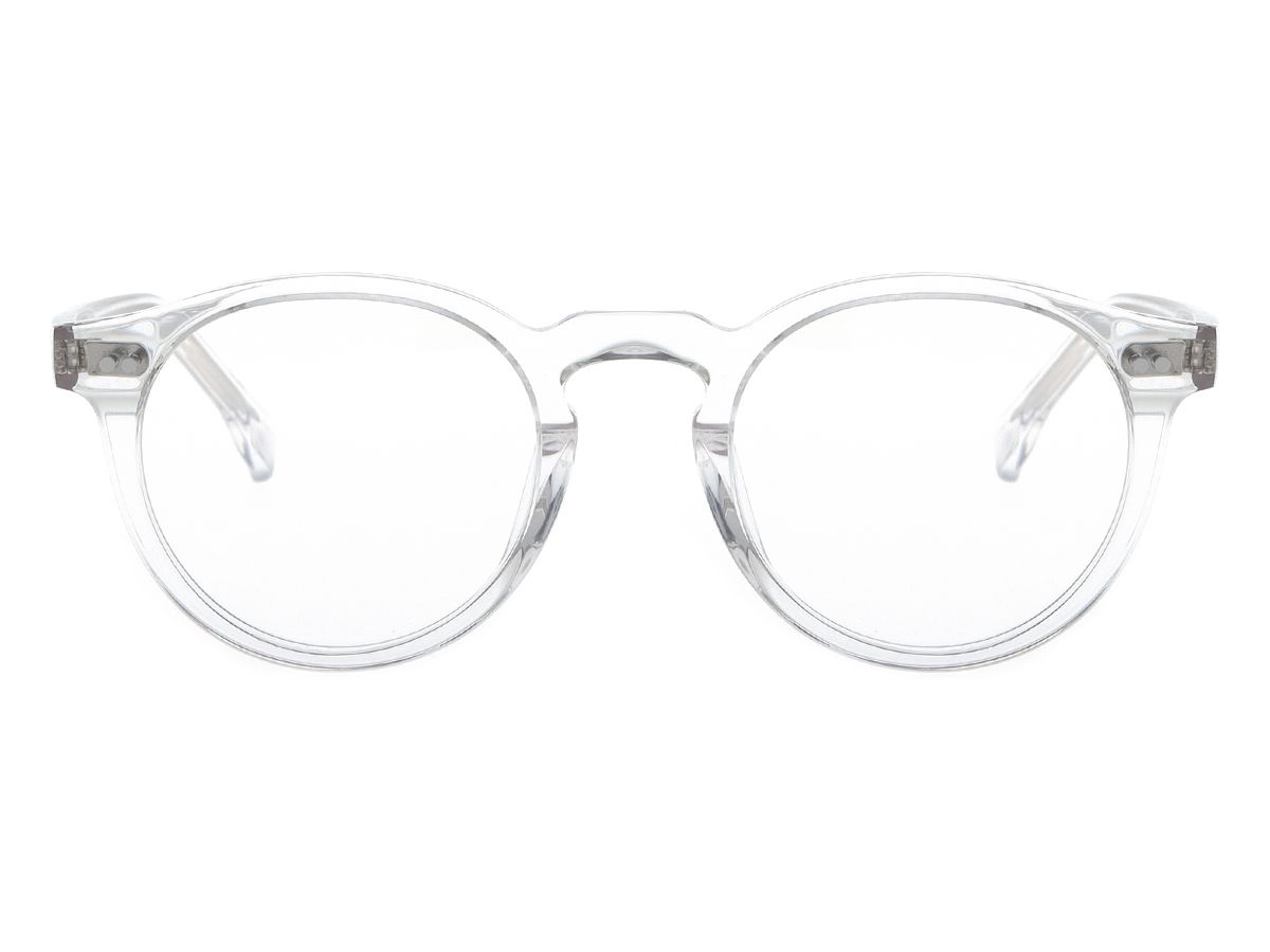 알로아이웨어(ALO EYEWEAR) [ALOXROUNZ] AR7003A C3 빈티지 프레임 라운드 클리어 투명 뿔테 안경