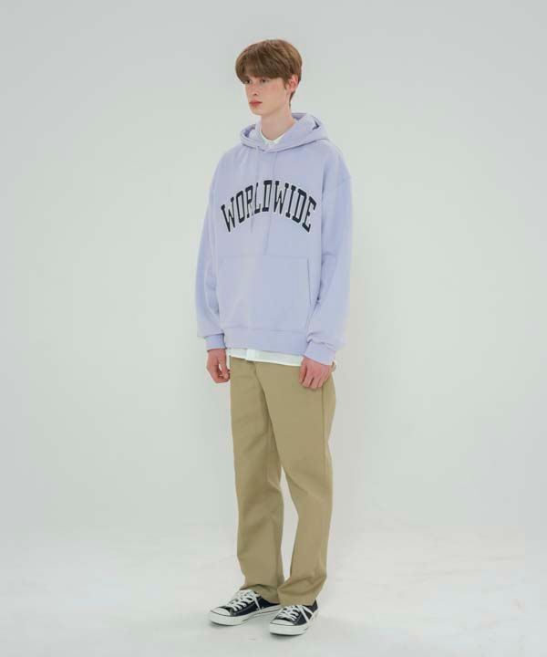 AMES WORLDWIDE★2022SS WORLDWIDE AUTHENTIC PATCH HOODIE AMES BASIC LOGO HOODIE ZIP UP GREY – SeoulSeoul
