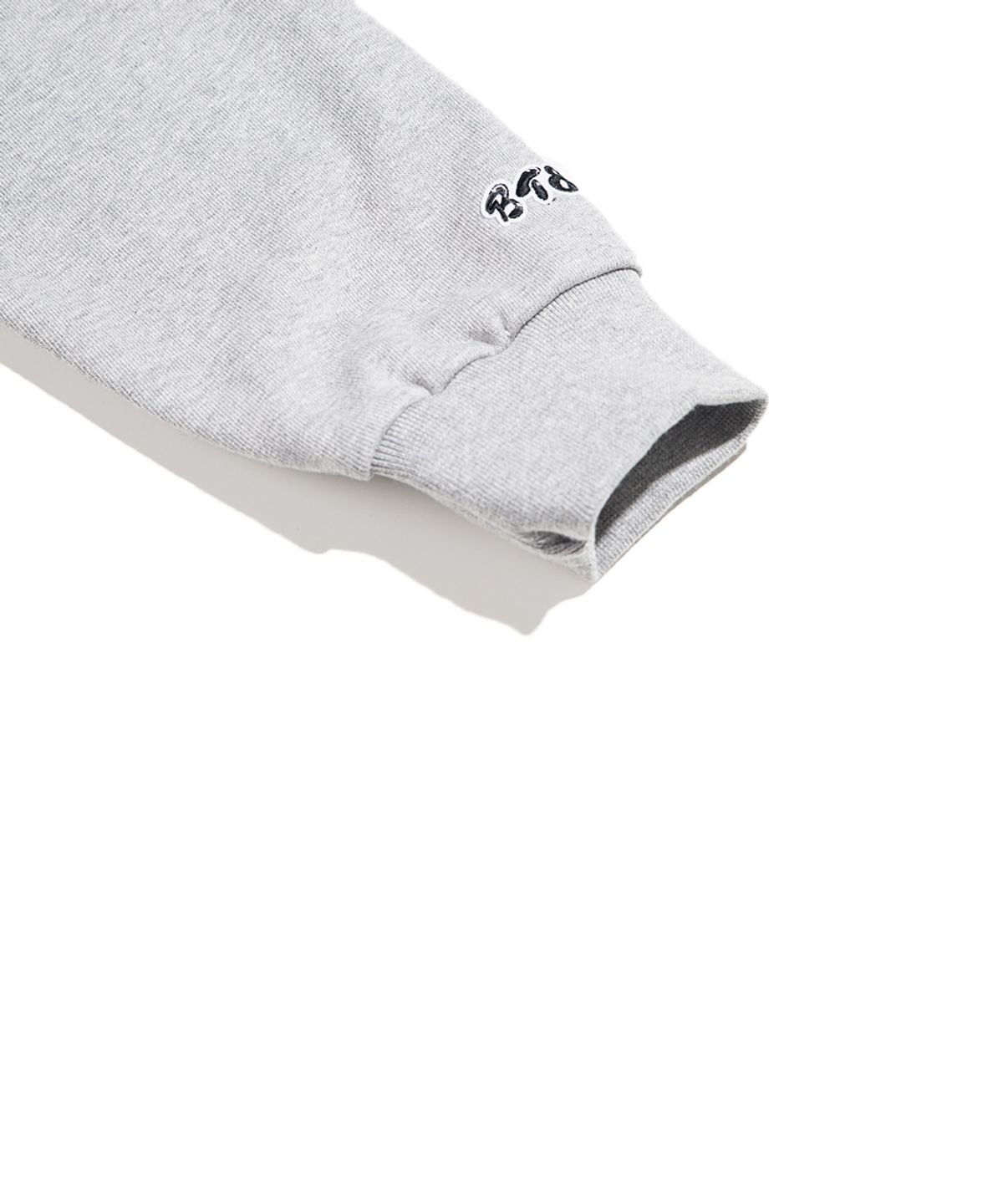 베러댄88(BETTERTHAN88) 1012MG 오리진로고 헤비 맨투맨 멜란지그레이