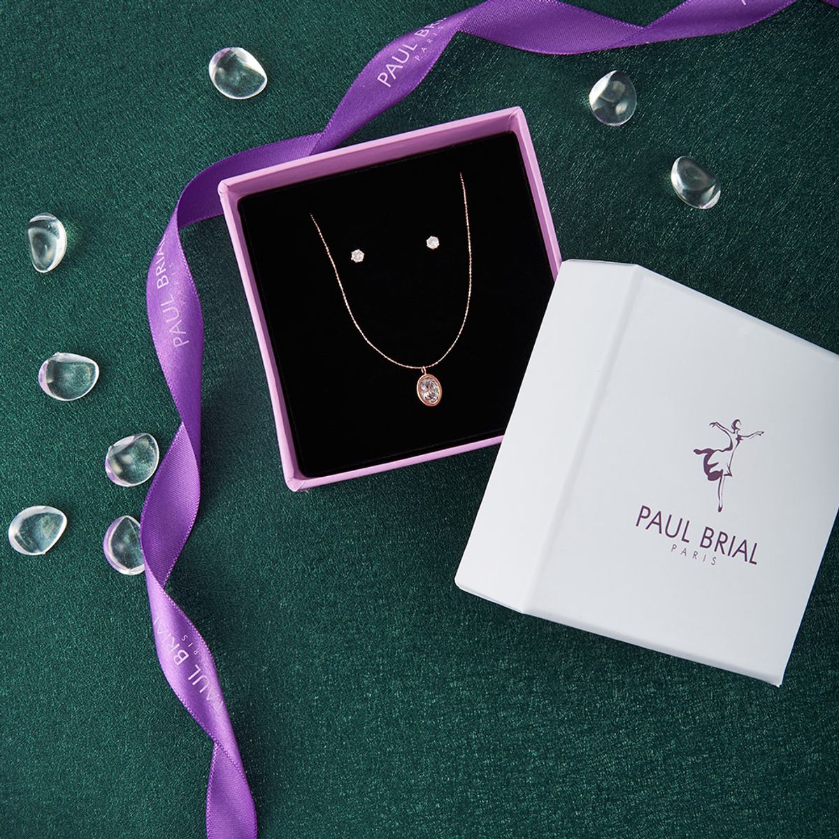 폴브리알(PAUL BRIAL) 심플 타원 SET PYSS0105_PG
