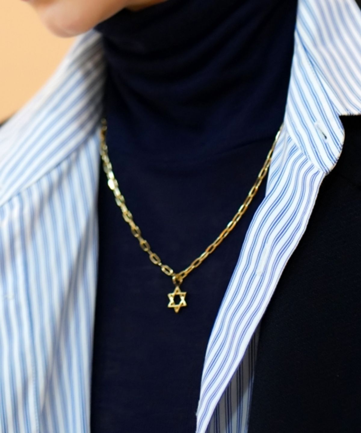봉보(BONBEAU) Antique line star pendant chain Necklace 앤틱 라인별 팬던트 포인트 체인 목걸이