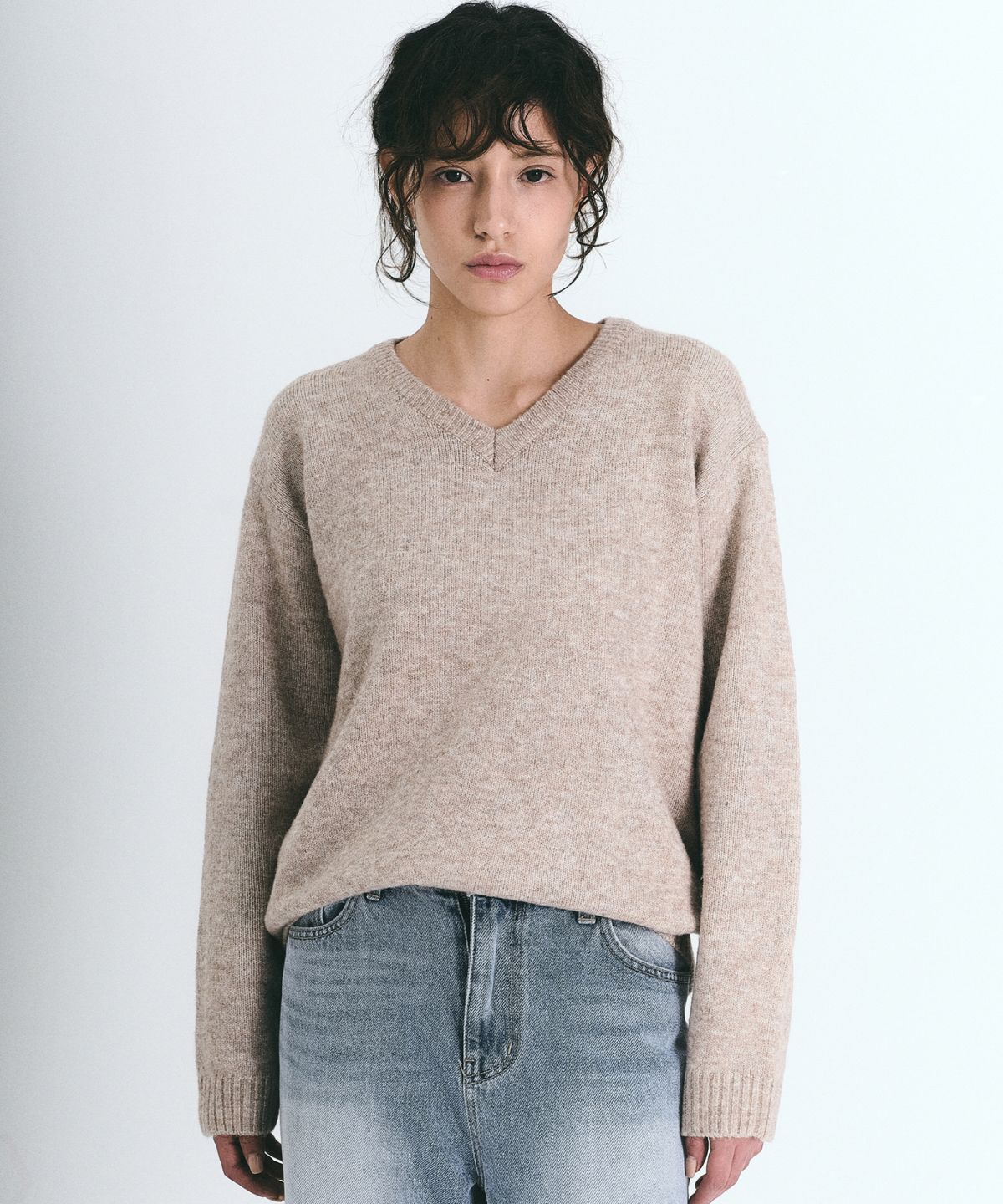 닉앤니콜(NICK&NICOLE) [ESSENTIAL] CLASSICAL SOFT V SWEATER_10 COLOR