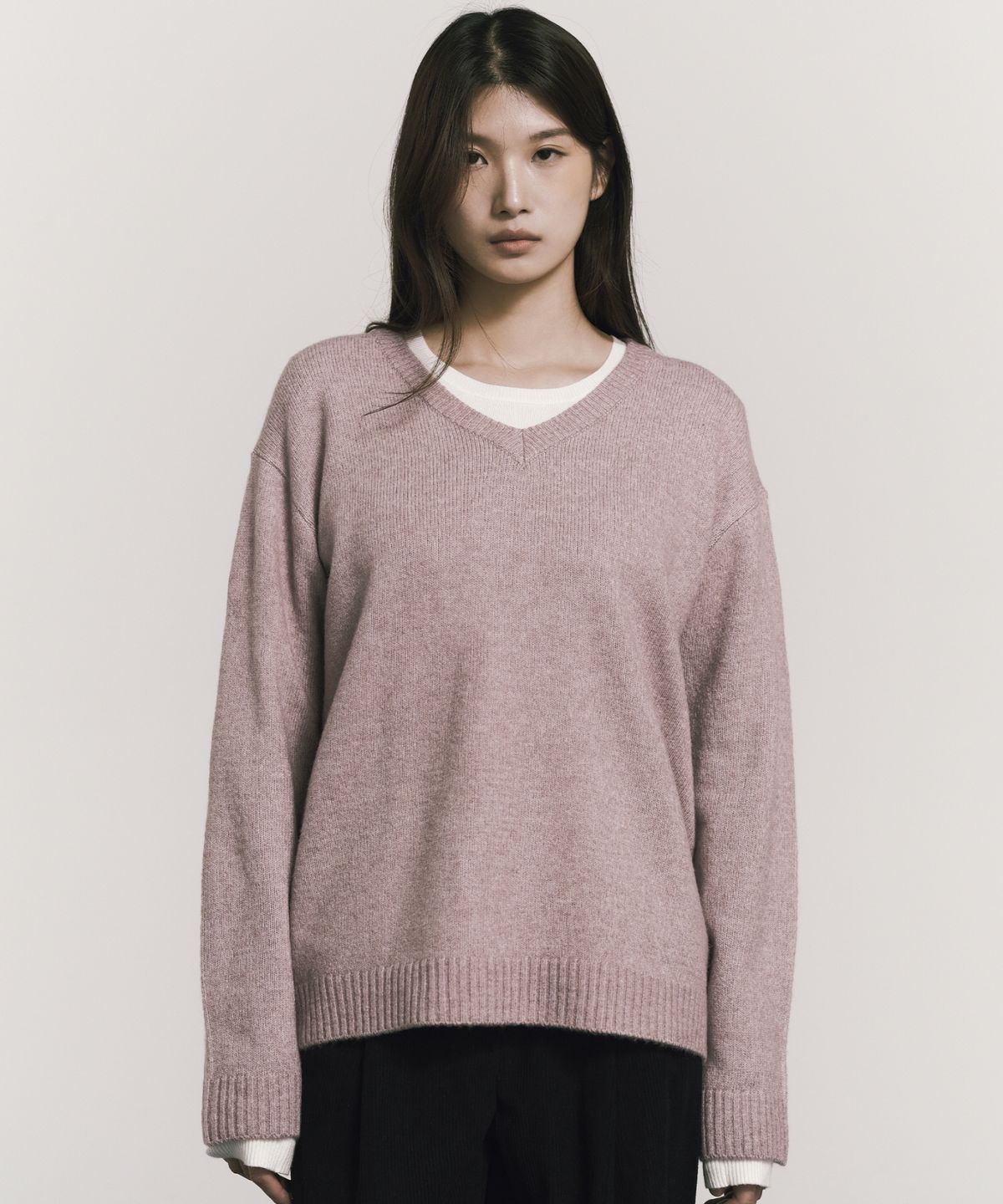 닉앤니콜(NICK&NICOLE) [ESSENTIAL] CLASSICAL SOFT V SWEATER_10 COLOR