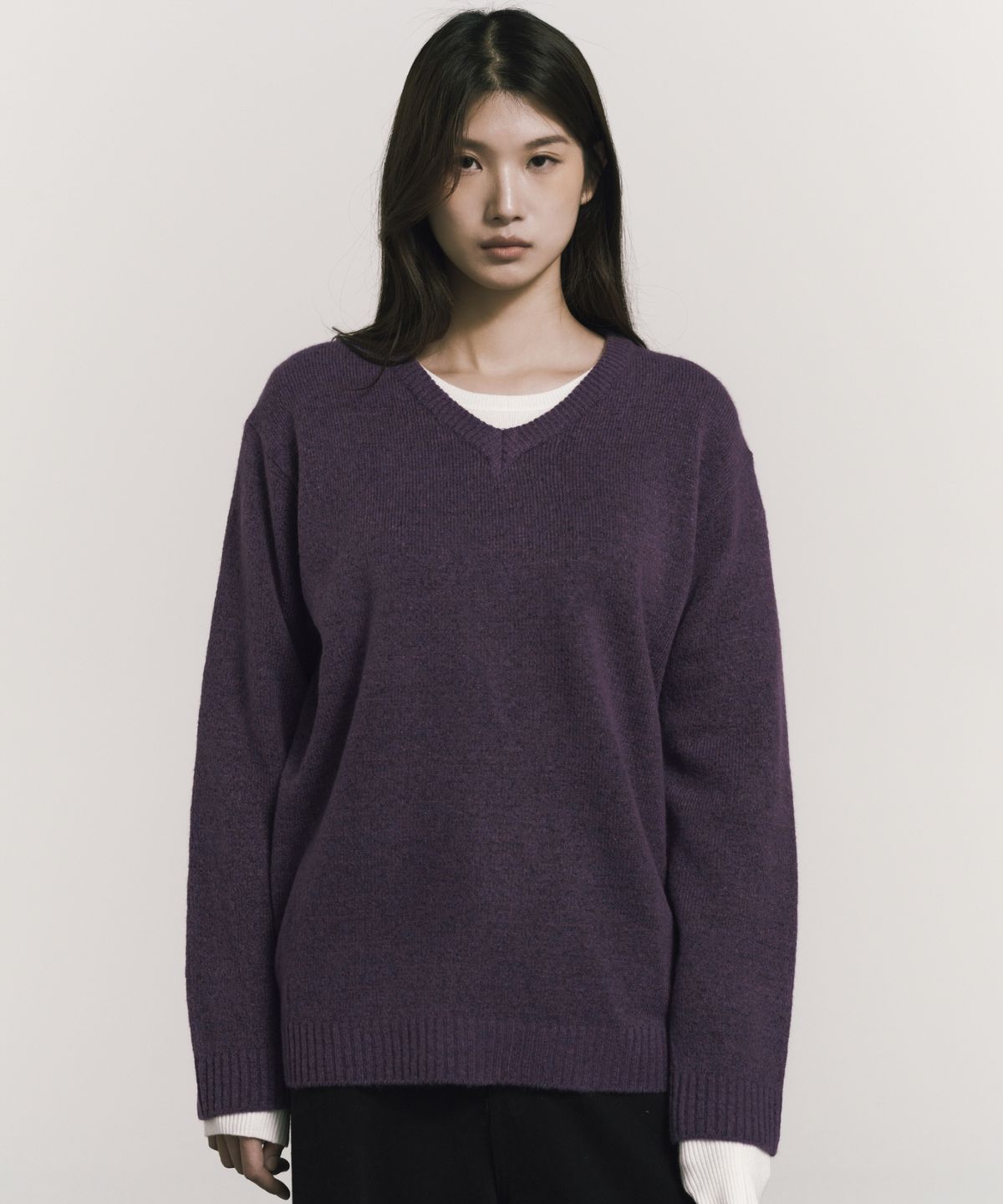 닉앤니콜(NICK&NICOLE) [ESSENTIAL] CLASSICAL SOFT V SWEATER_10 COLOR