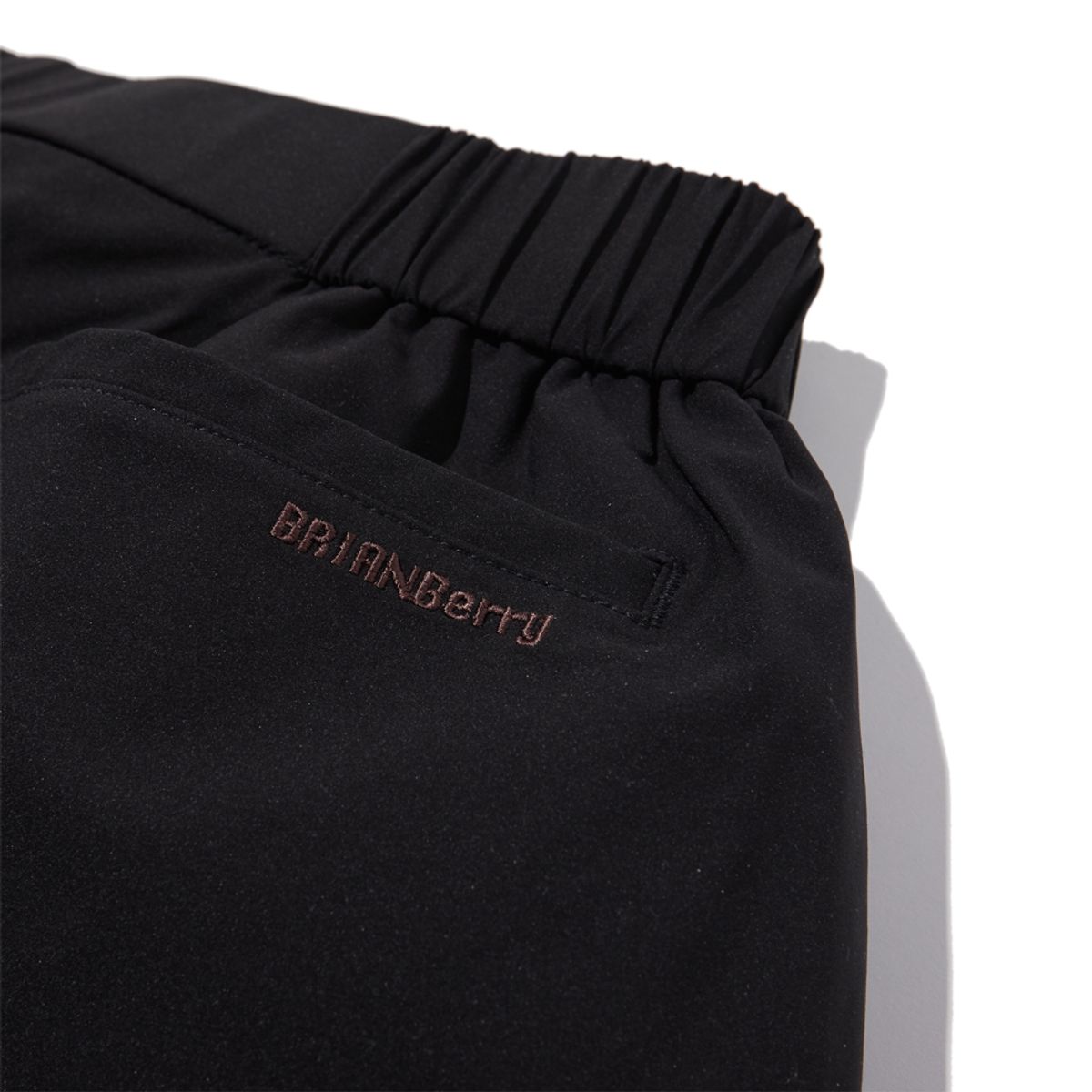 브라이언베리(BRIAN BERRY) POLY REFLECTOR SIDE PANTS_BLACK