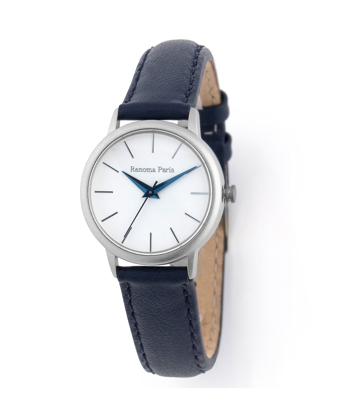 레노마 시계(RENOMA WATCH) 무광 클래식 네이비 여성 가죽시계 RE505NA