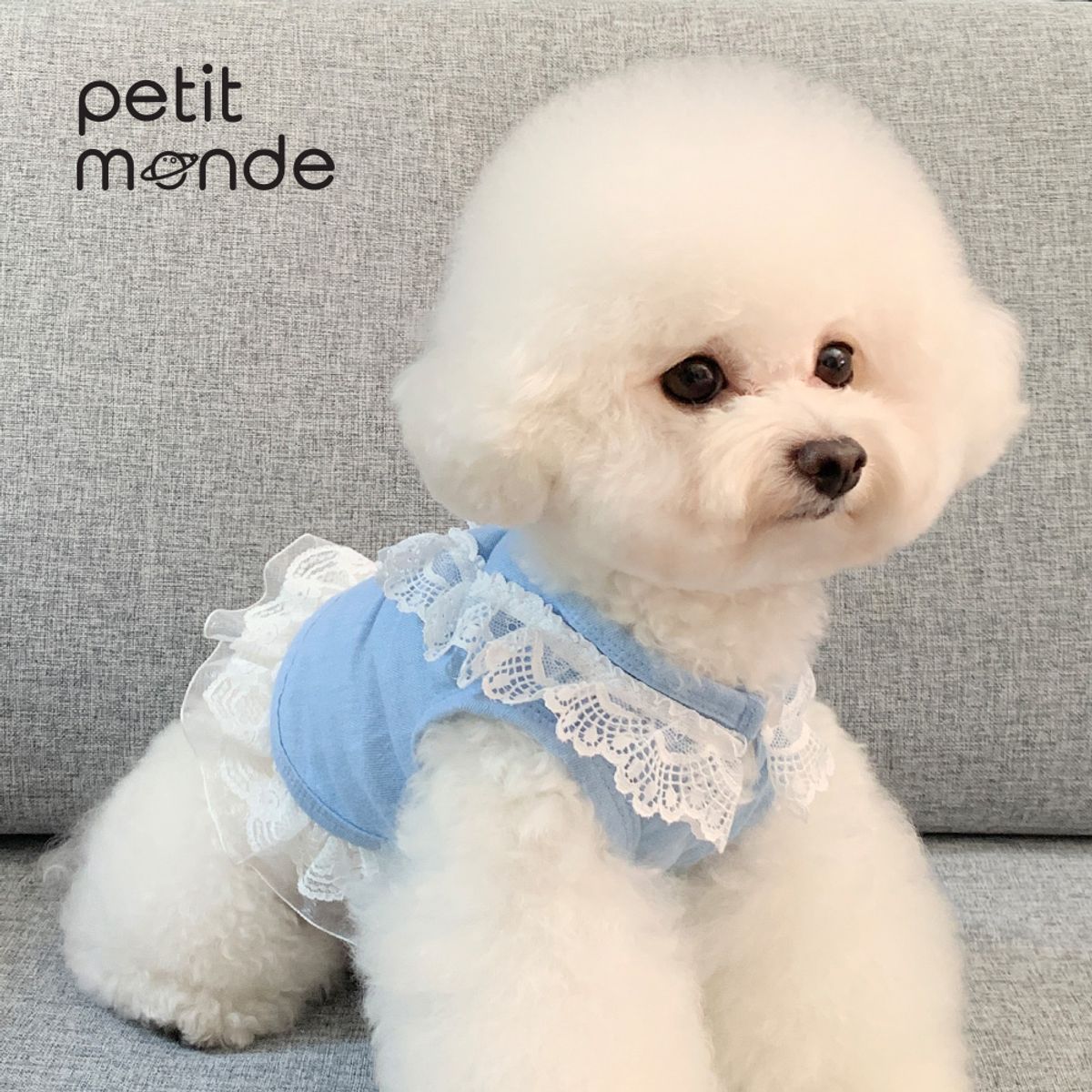 쁘띠몽드(PETIT MONDE) V레이스 슬리브리스
