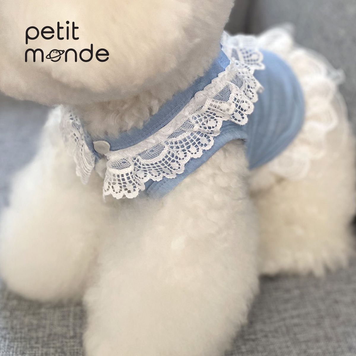 쁘띠몽드(PETIT MONDE) V레이스 슬리브리스