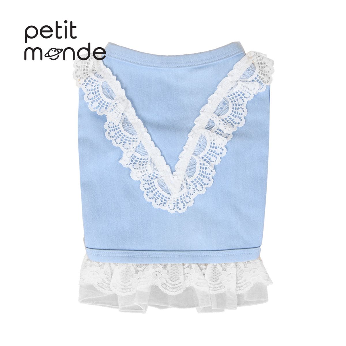 쁘띠몽드(PETIT MONDE) V레이스 슬리브리스