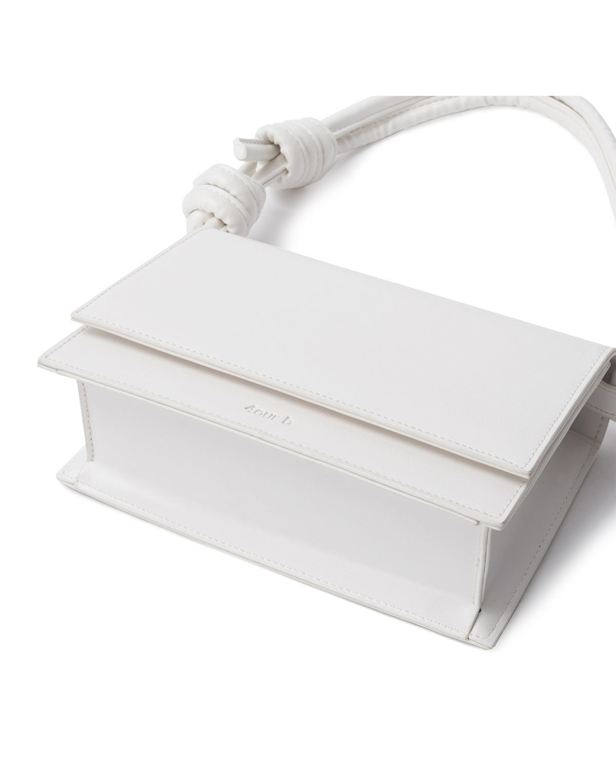 사비(4OUR B) Brick Rope Bag White