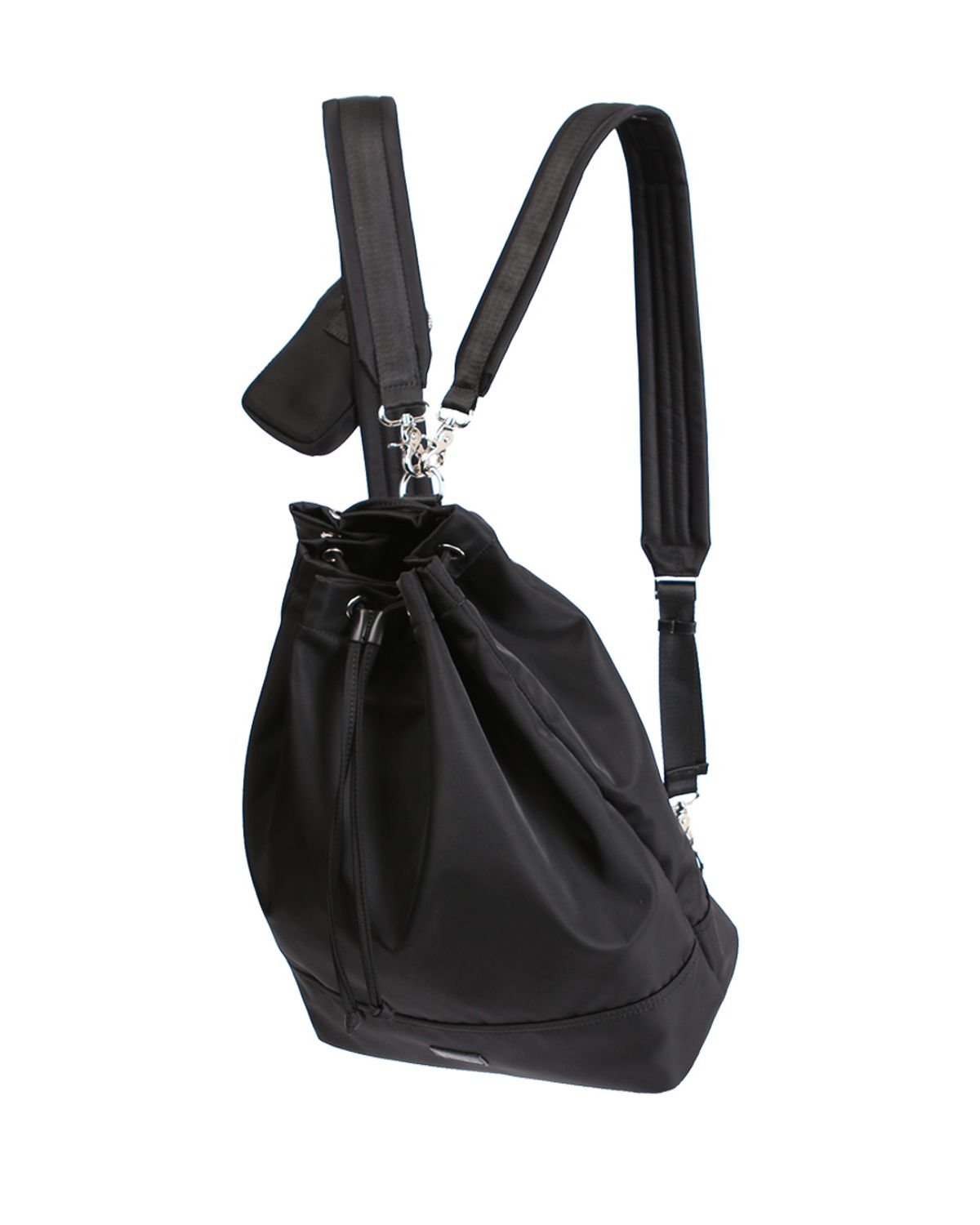 사비(4OUR B) Multi Bucket Bag Black