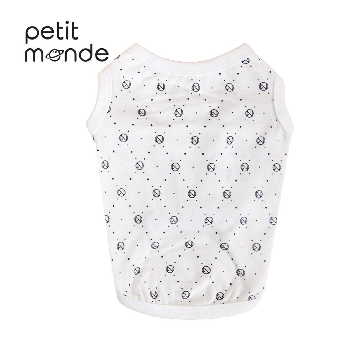쁘띠몽드(PETIT MONDE) 몽드 패턴 나시티