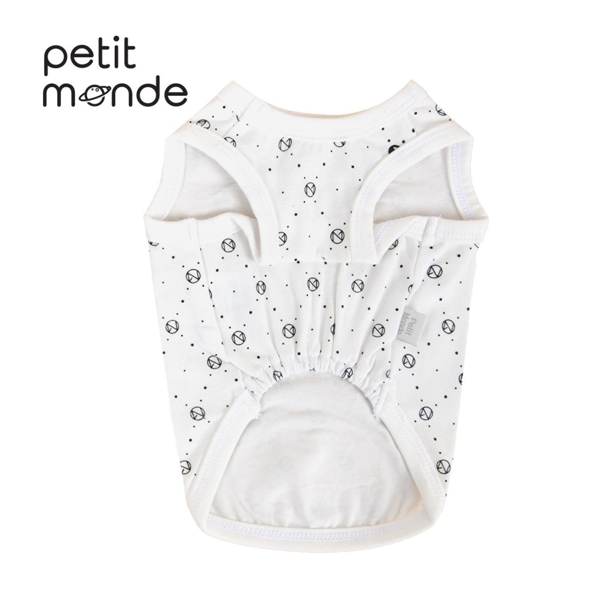 쁘띠몽드(PETIT MONDE) 몽드 패턴 나시티