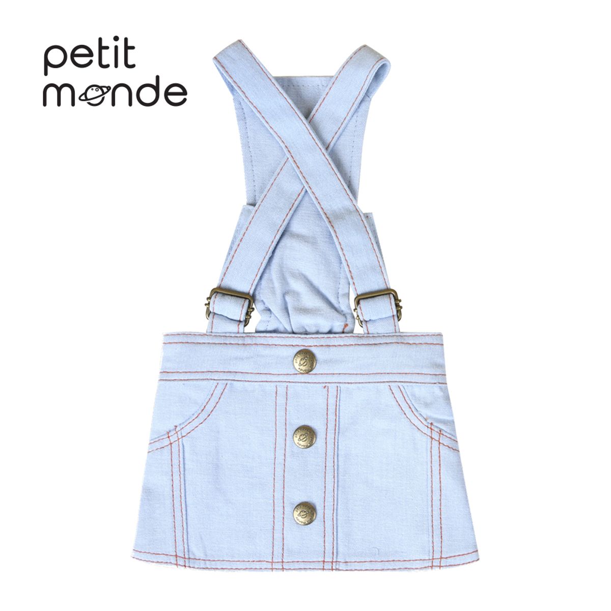 쁘띠몽드(PETIT MONDE) 제니 청 멜빵 스커트
