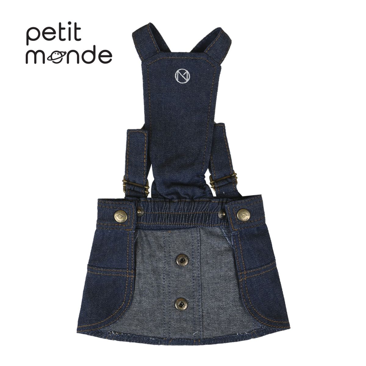 쁘띠몽드(PETIT MONDE) 제니 청 멜빵 스커트