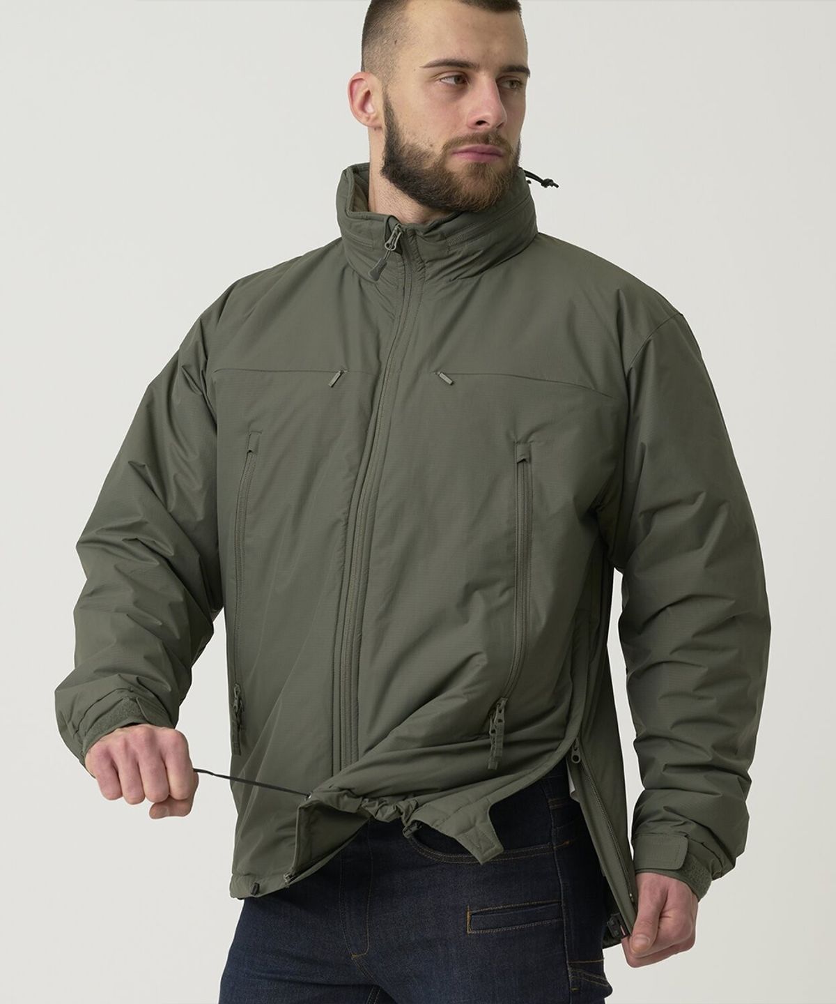 헬리콘텍스(HELIKONTEX) 허스키 택티컬 윈터 자켓 블랙