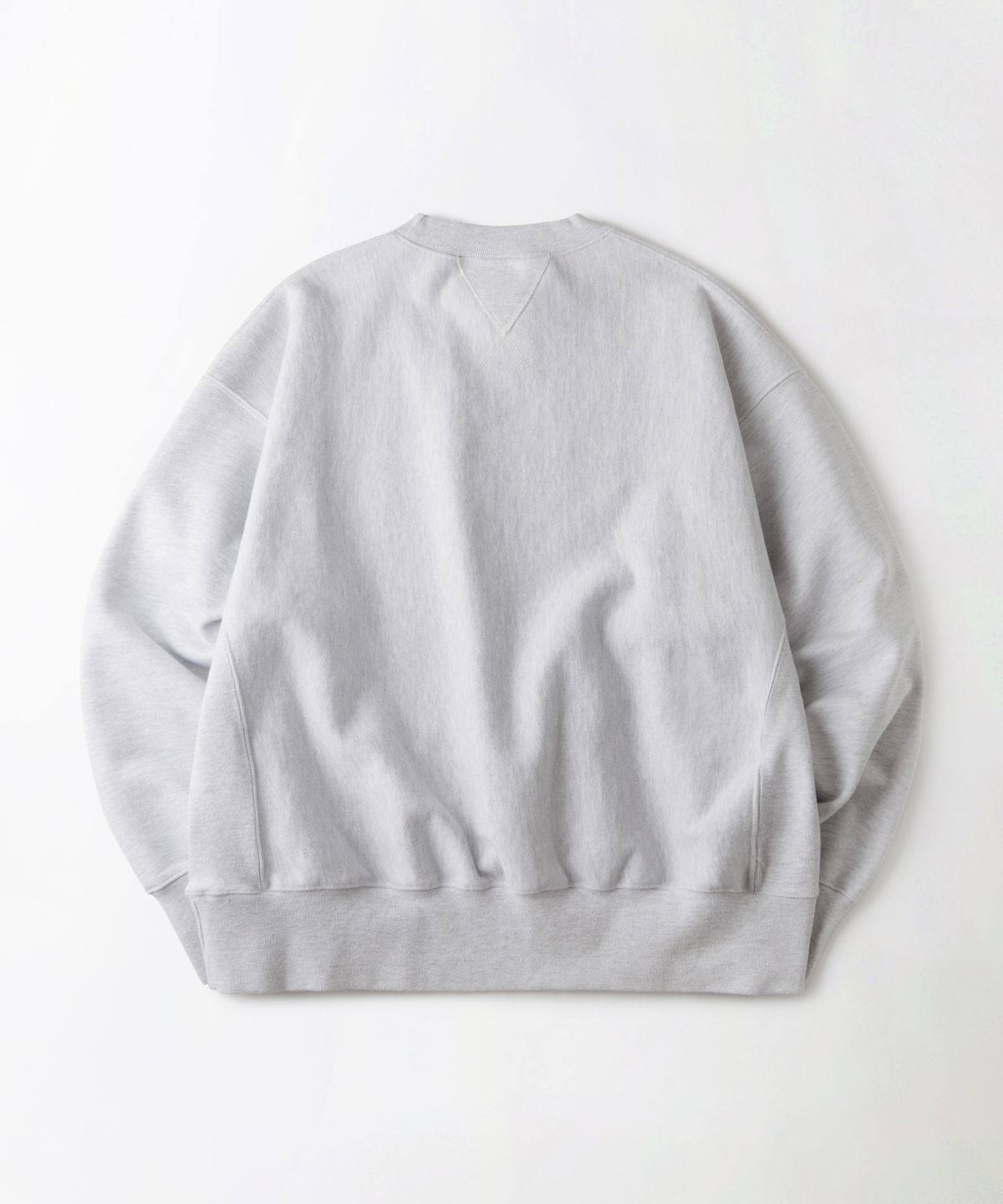 아웃스탠딩(OUTSTANDING) REVERSE HEAVY SWEAT_1%MELANGE GRAY