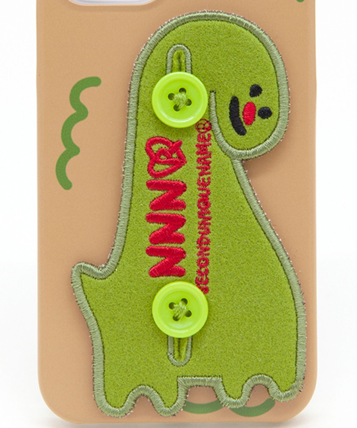 세컨드유니크네임(SECOND UNIQUE NAME) SUN CASE ANIMAL PATCH DINOSAUR