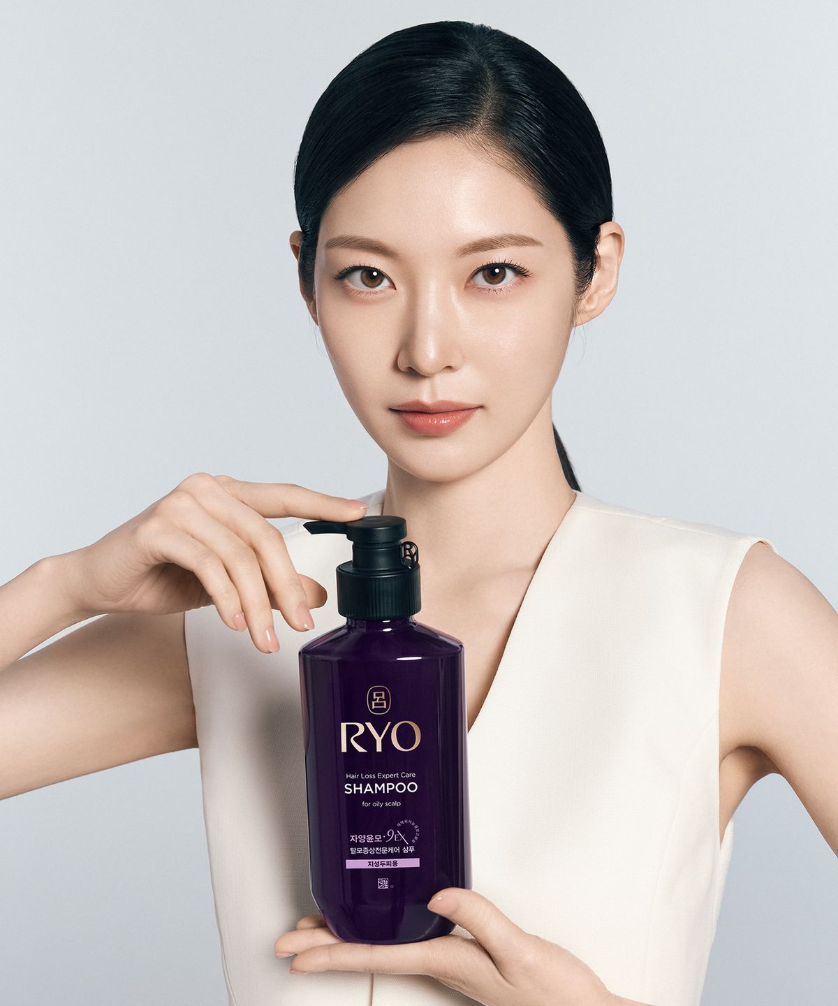 려(RYO) 자양윤모 9EX 탈모증상전문케어 샴푸 지성두피용 400ml 2입+샴푸 파우치 6ml 2매 증정