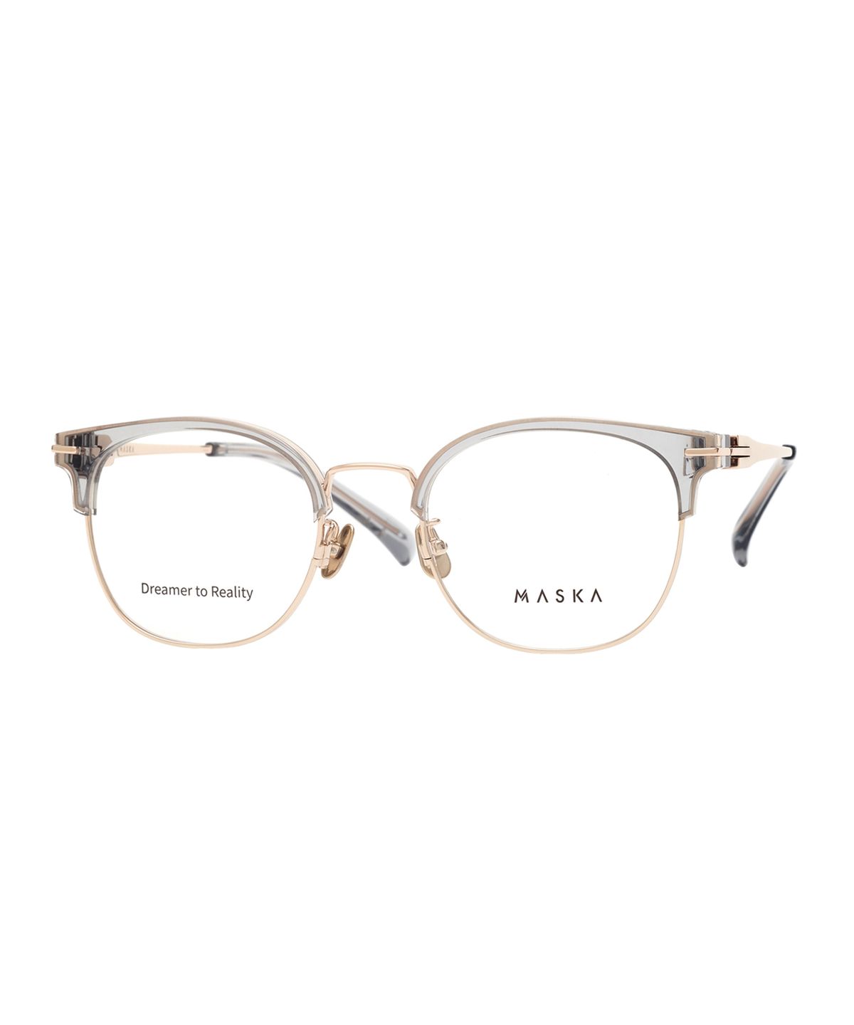 마스카(MASKA) Free_BASIL 50 / M 01GR 프리 바실 50 메탈 클리어 그레이