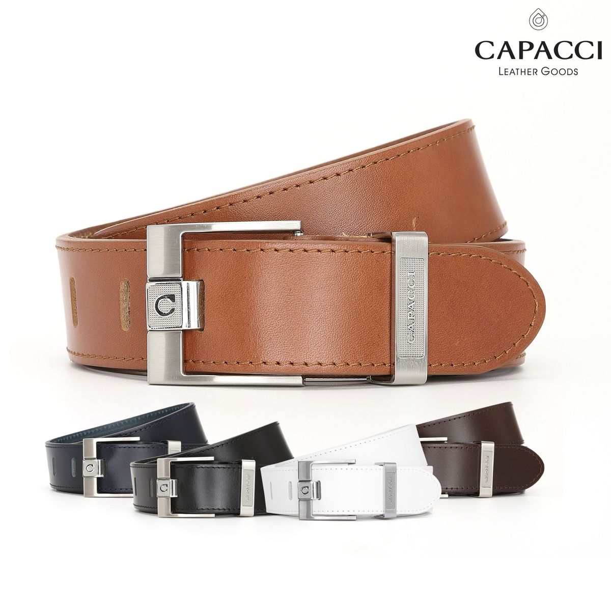 가파치(CAPACCI) CA-BK852 - 소가죽 남성벨트 정장 캐주얼벨트