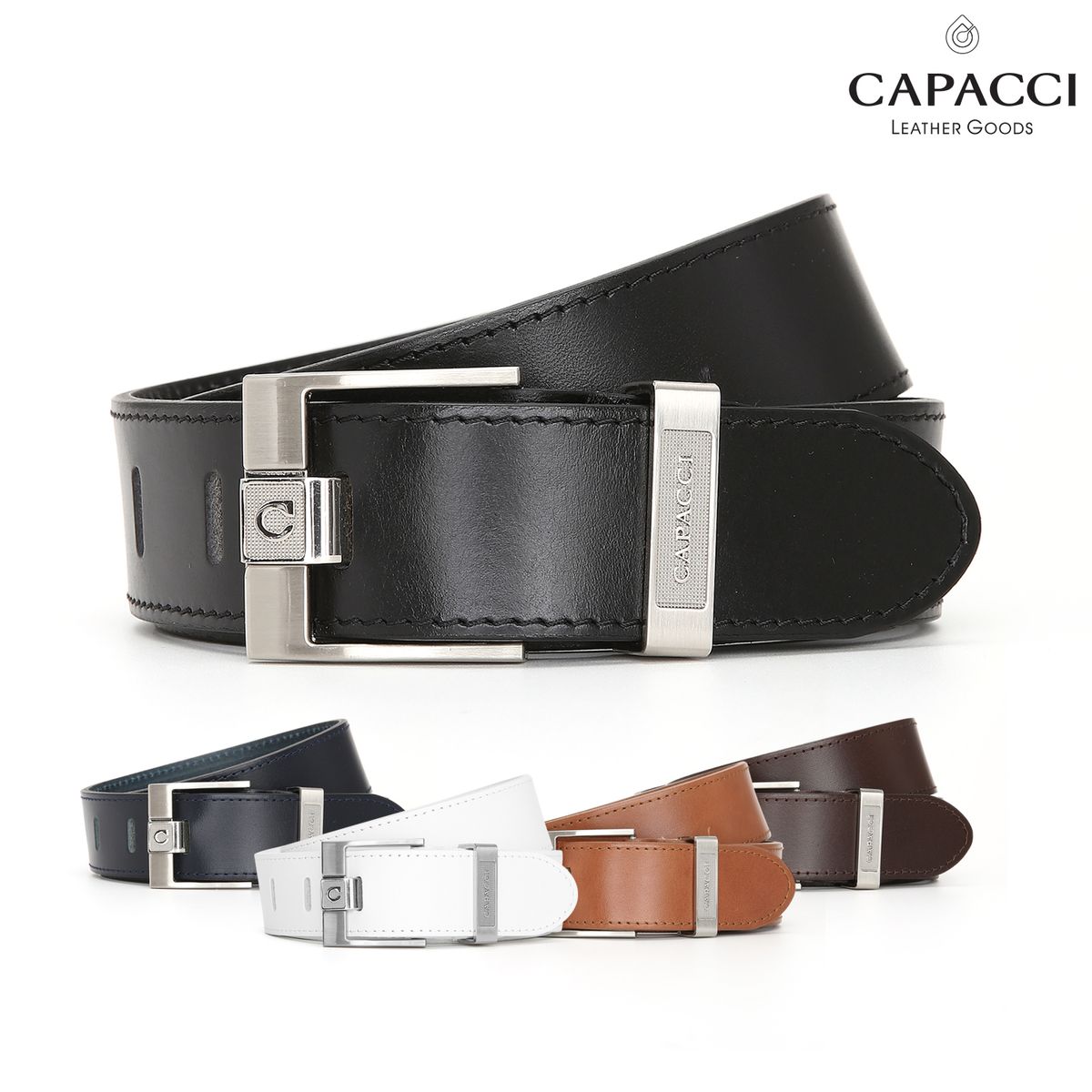 가파치(CAPACCI) CA-BK852 - 소가죽 남성벨트 정장 캐주얼벨트