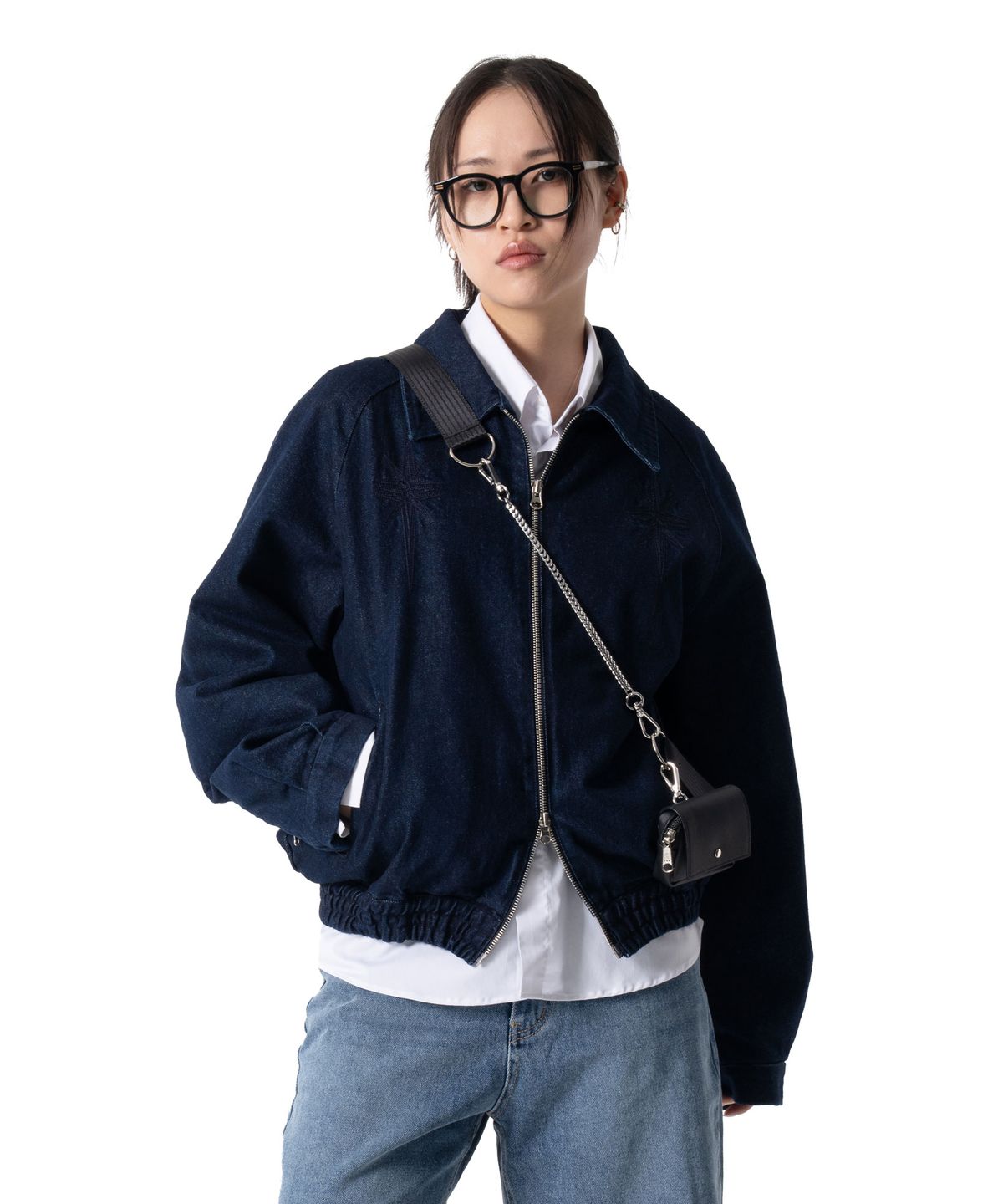 이우가마카라스(IUGAMAKARAS) Triple Covered Crow Buckle Bag