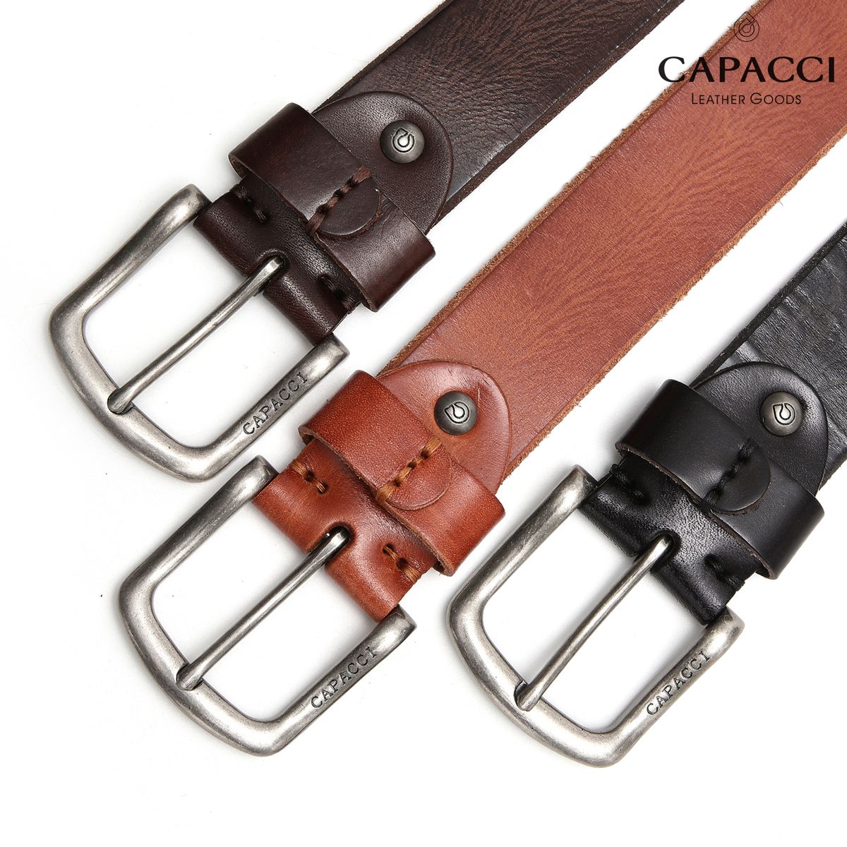 가파치(CAPACCI) CA-BK41 - 소가죽 남성벨트 정장 캐주얼벨트