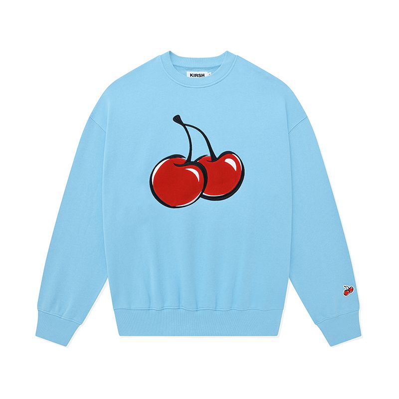 MUSINSA | KIRSH Big Cherry Sweatshirt KS [Sky]