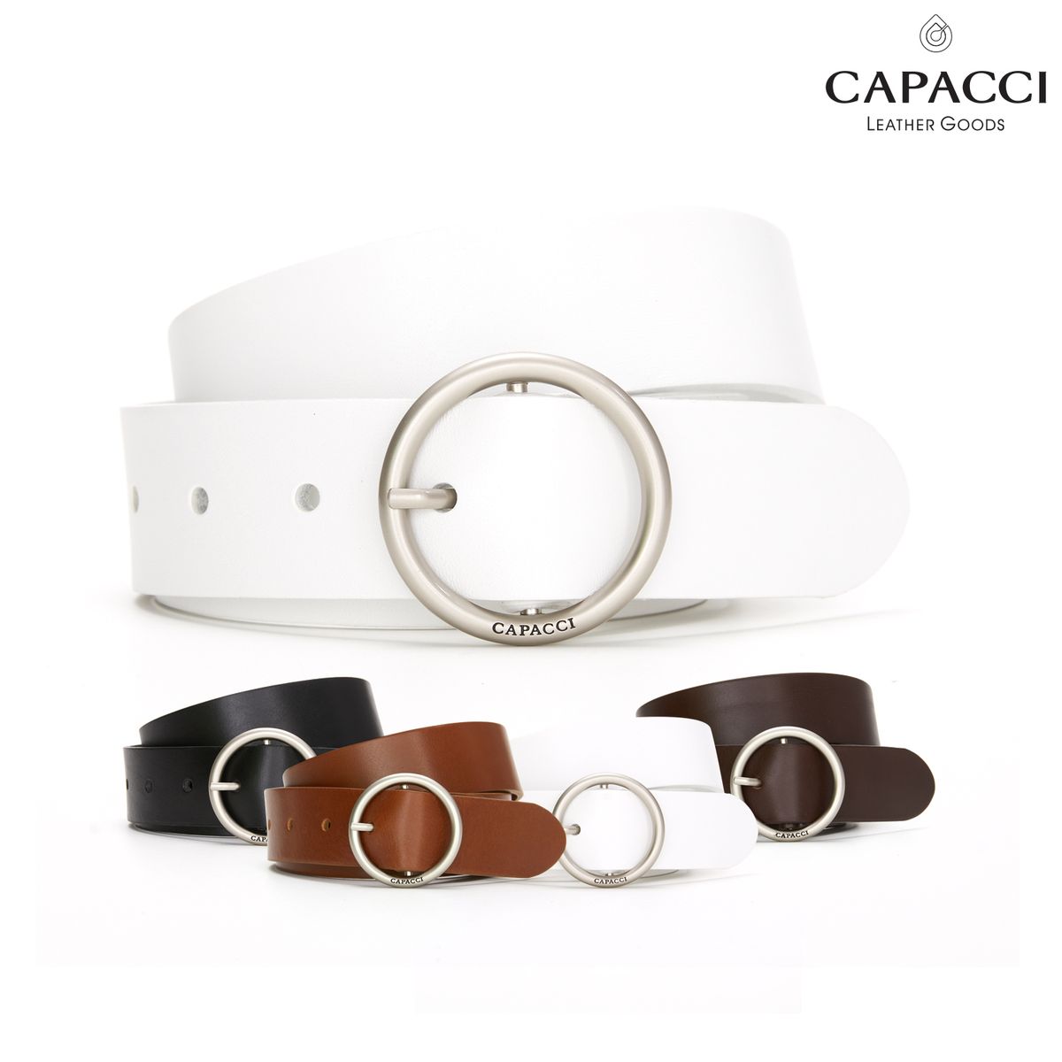 가파치(CAPACCI) CB-09T6 - 소가죽 남성벨트 정장 캐주얼벨트