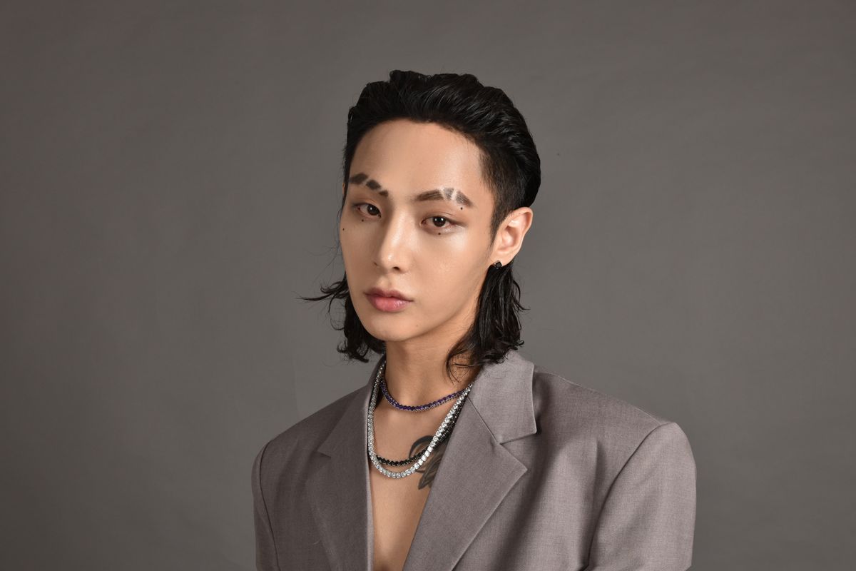 블랙 퍼플(BLACK PURPLE) 스네이크 테니스 큐빅 목걸이 3컬러 Snake Tennis Cubic Bracelet 3color