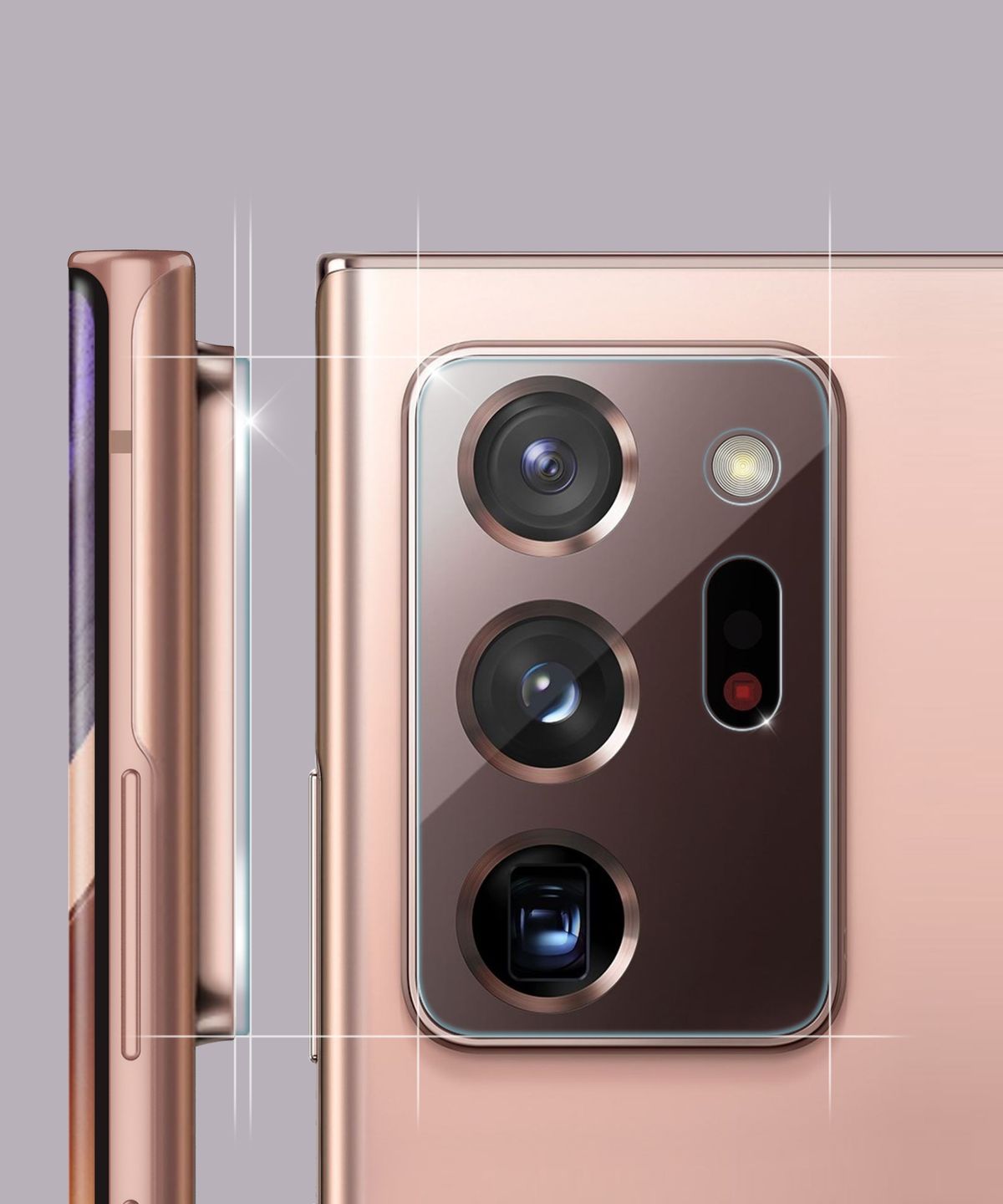 신지모루(SINJIMORU) 갤럭시 S21 플러스 후면 카메라 강화유리 액정보호필름 2매