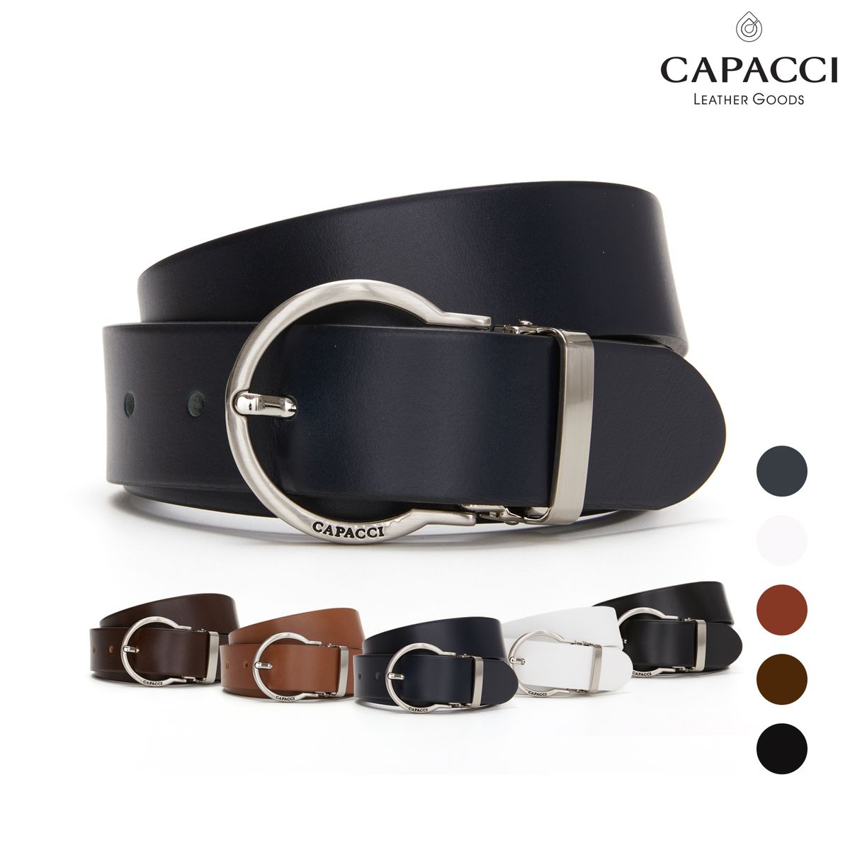 가파치(CAPACCI) CB-13T6 - 소가죽 남성벨트 정장 캐주얼벨트