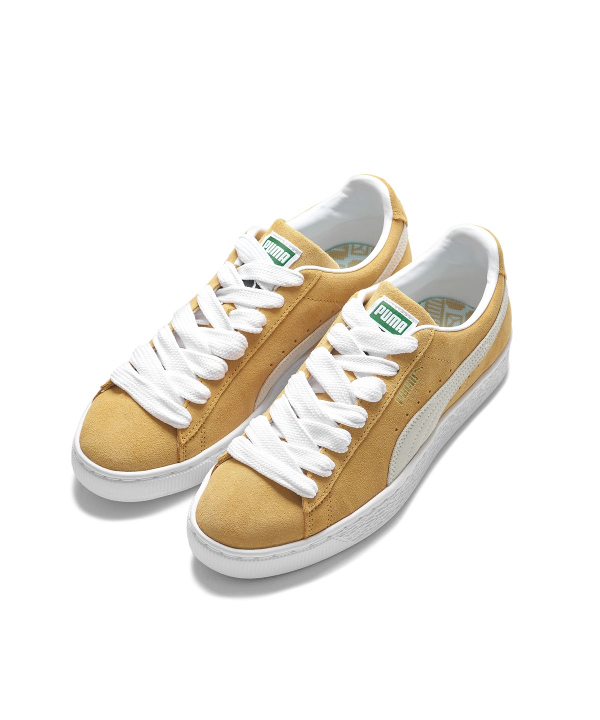 푸마(PUMA) 스웨이드 클래식 XXI - 머스타드:화이트 / 374915-05