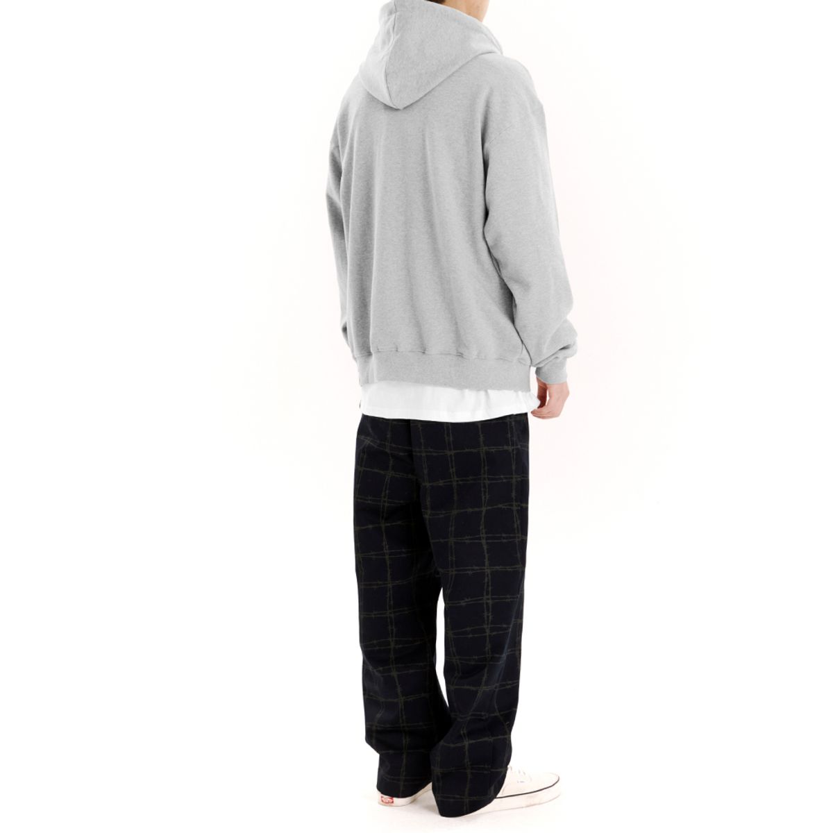 마하그리드(MAHAGRID) COLLEGE LOGO HOODIE GREY(MG2ESMM401A)