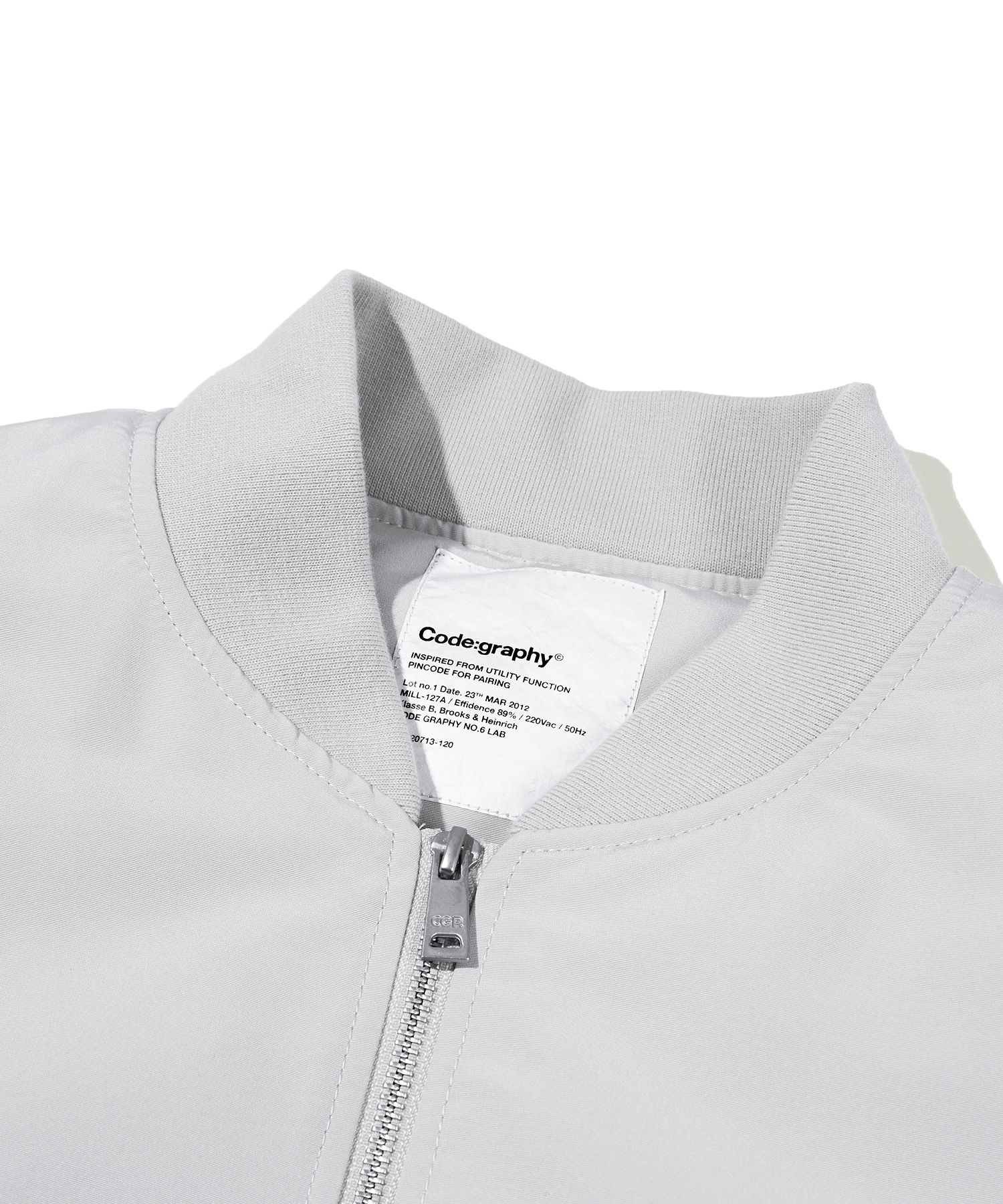 ★コードグラフィー★2-WAY UTILITY MA-1 JACKET★ジャケット★ 2-WAY UTILITY MA-1 JACKET_CREAM - CODEGRAPHY | 60% - Asian