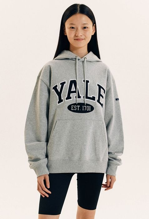 ★YALE★2 TONE ARCH HOODIE★送料・関税込★ユニセックス MUSINSA | YALE 2 TONE ARCH HOODIE NAVY