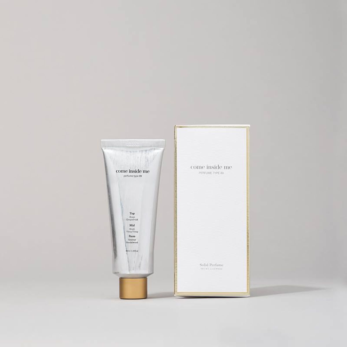 컴인사이드미(COME INSIDE ME) 고체향수 89 실버 40ml