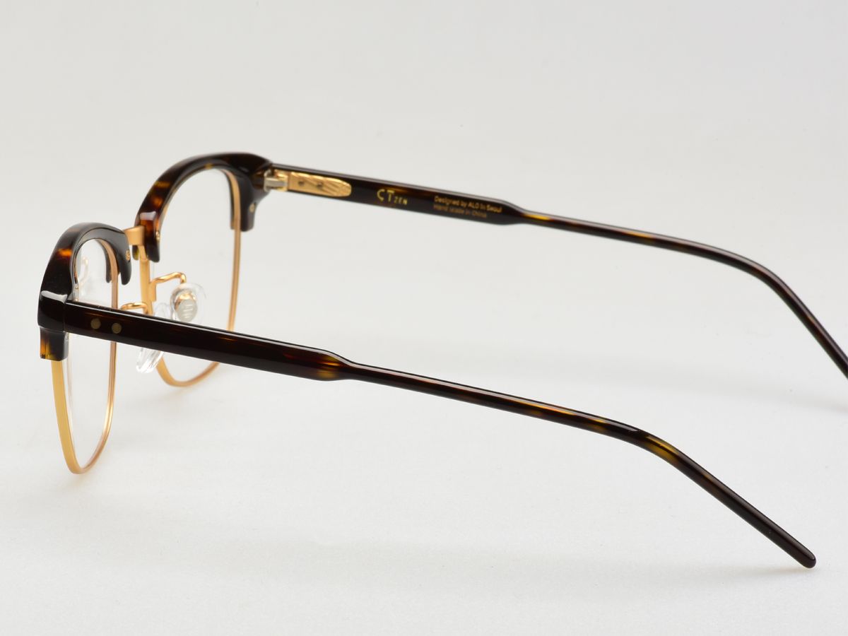 알로아이웨어(ALO EYEWEAR) [ALO:CTZEN] CI9708B C3 모던클래식 세미오버사이즈 호피 하금테