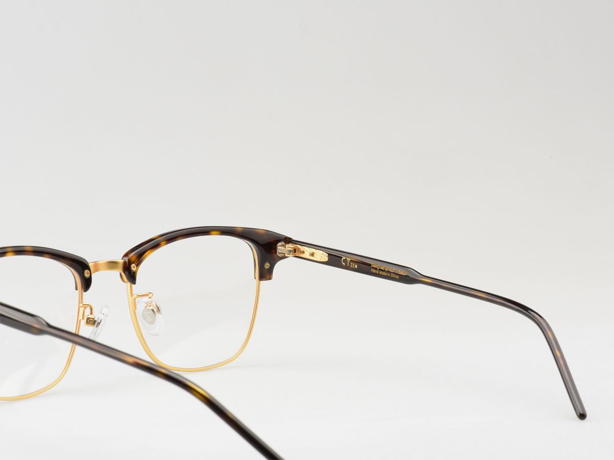 알로아이웨어(ALO EYEWEAR) [ALO:CTZEN] CI9708B C3 모던클래식 세미오버사이즈 호피 하금테
