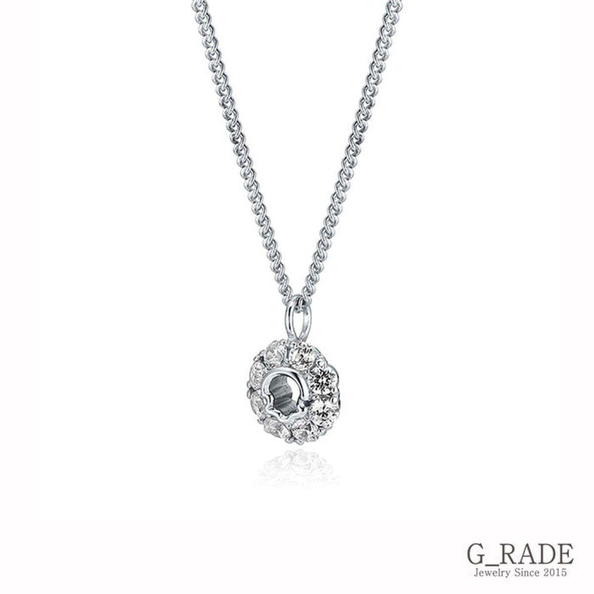 지레이드(G_RADE) Shiny Circle Necklace