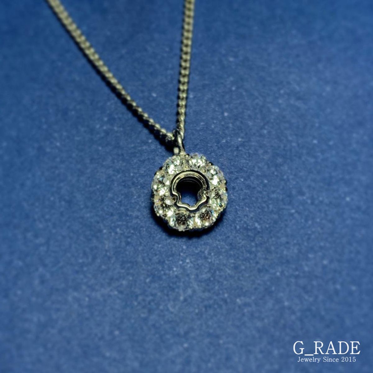 지레이드(G_RADE) Shiny Circle Necklace