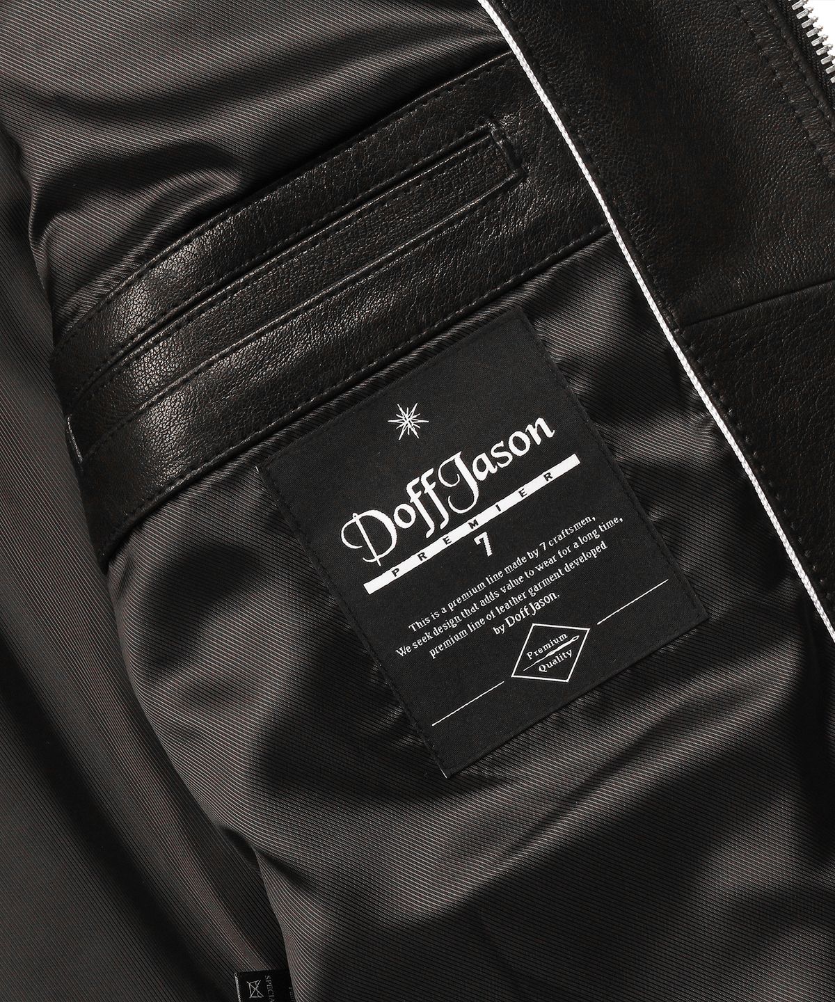 도프제이슨(DOFFJASON) 프리미엄 램스킨 베지터블 싱글 자켓