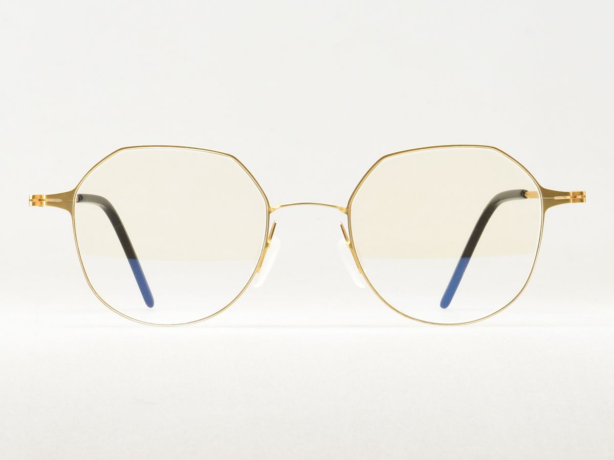 알로아이웨어(ALO EYEWEAR) [ALO:CTZEN] CI8715C C1 슈퍼슬림 트위스트 초경량 골드 메탈 안경테