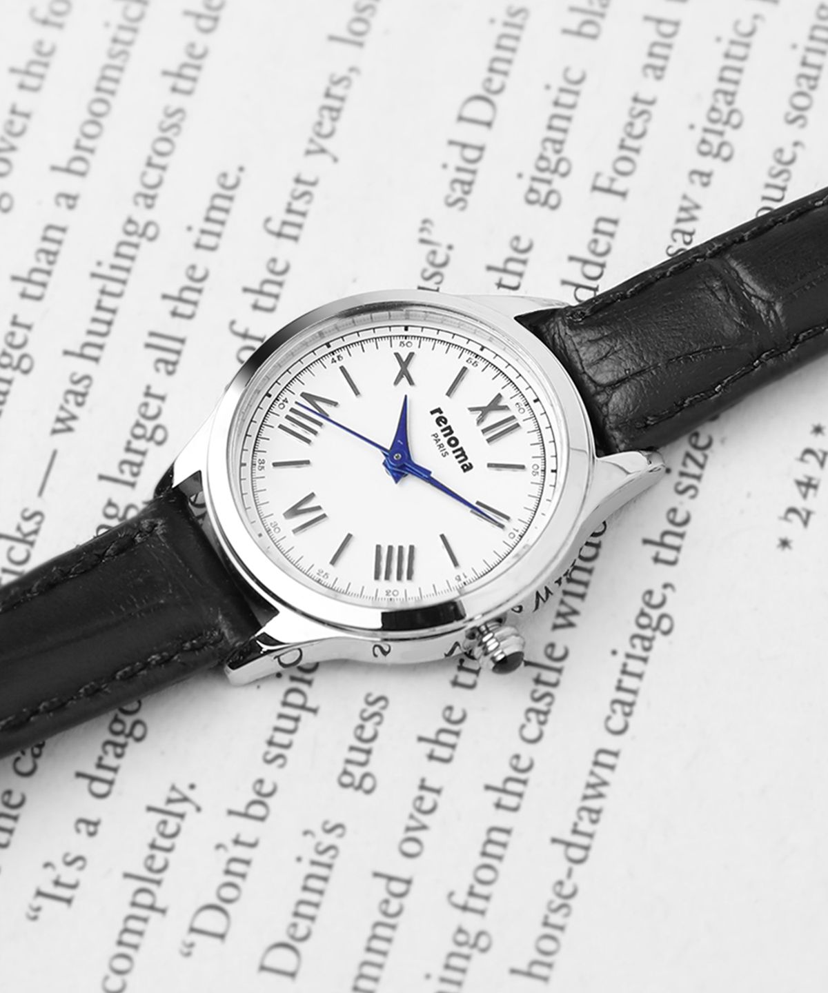 레노마 시계(RENOMA WATCH) 클래식 로마 여성 가죽시계 RE5460LBK